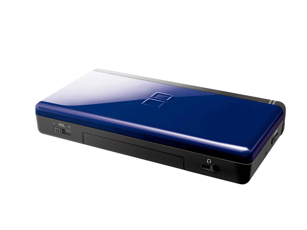 Lite Charger (Refurbished) Video Cobalt Nintendo DS with Console Restored Stylus Black and Game