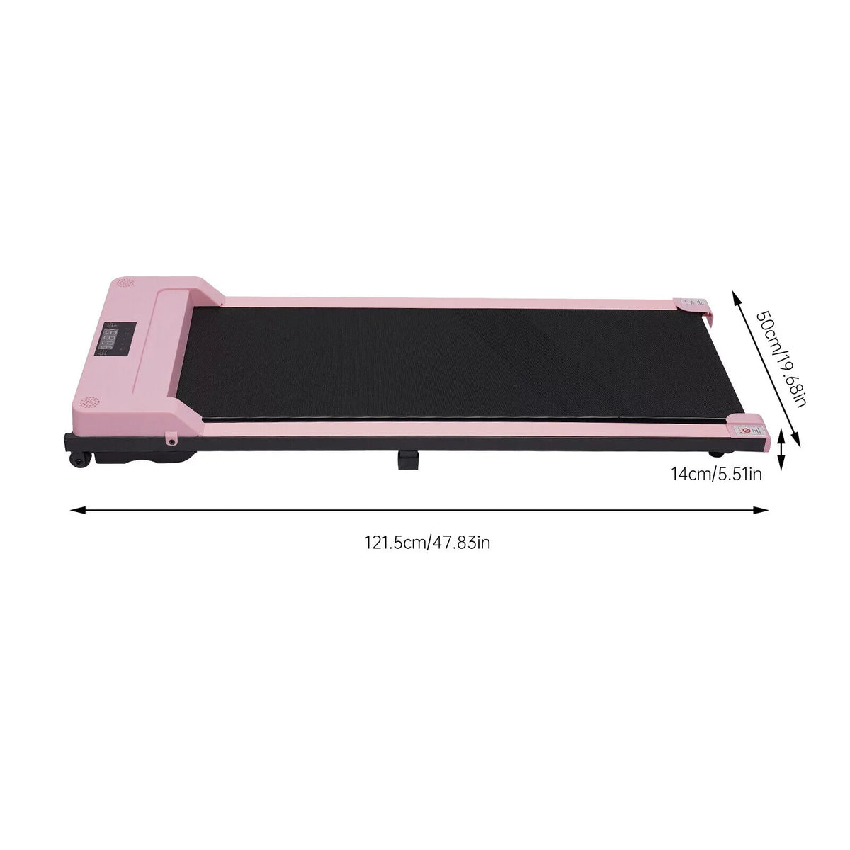 Portable Running Fitness Treadmill Eletric Workout Machine Desk Under Walking