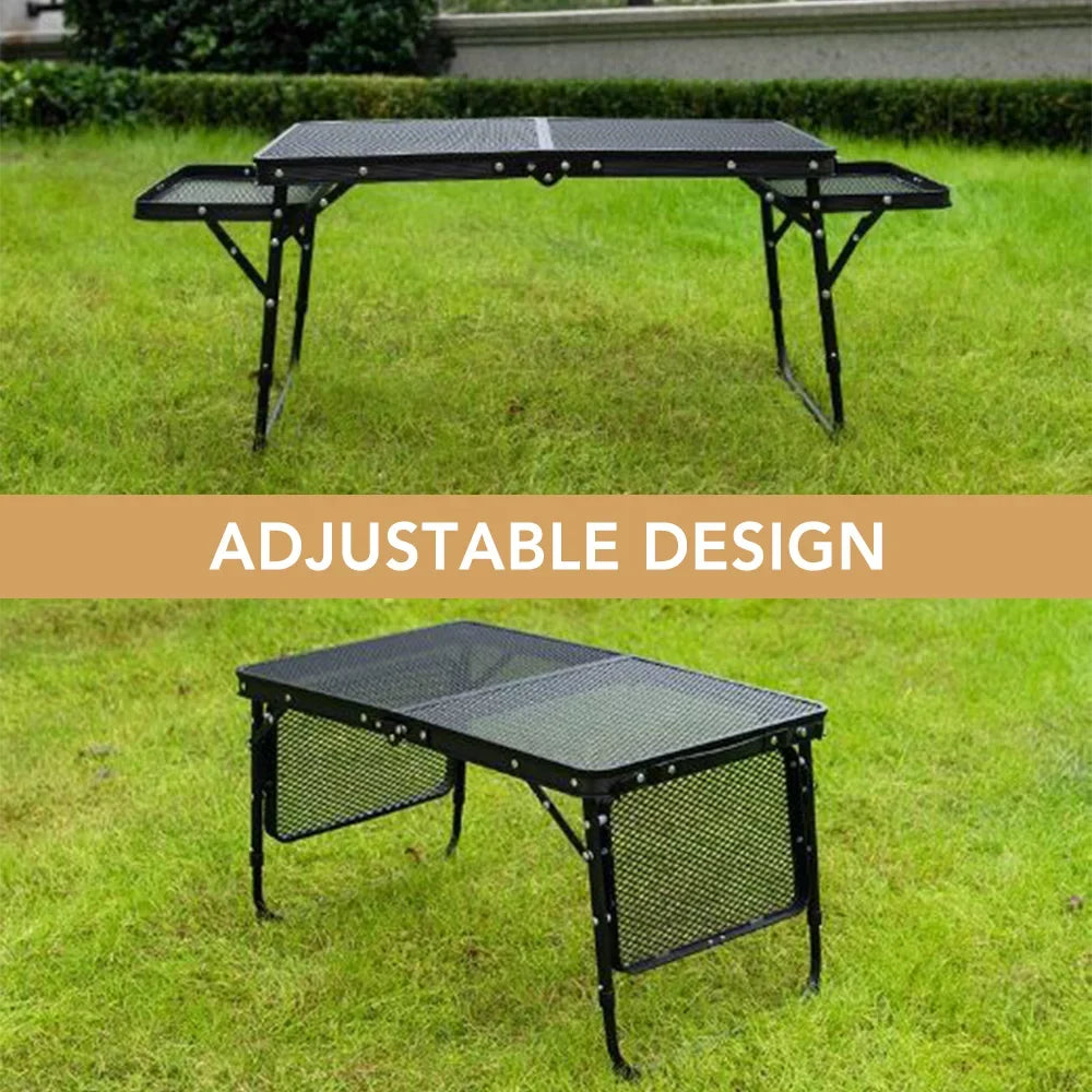 Folding Picnic Cooking Station Food Lixada Table Camping Table Prep