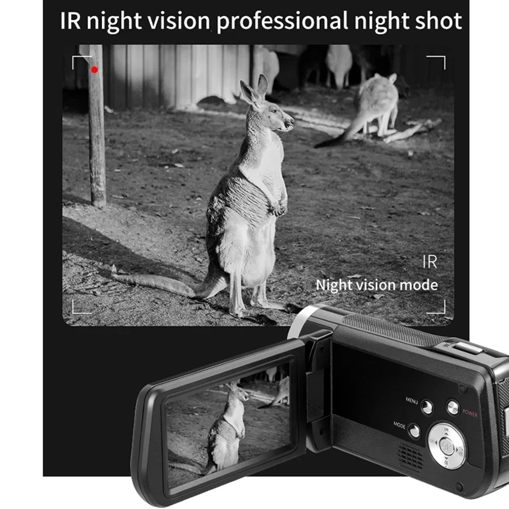 Video Night 4K Camcorder ORDRO IR Vision Zoom AC2 Digital with Camera Digital and 30X