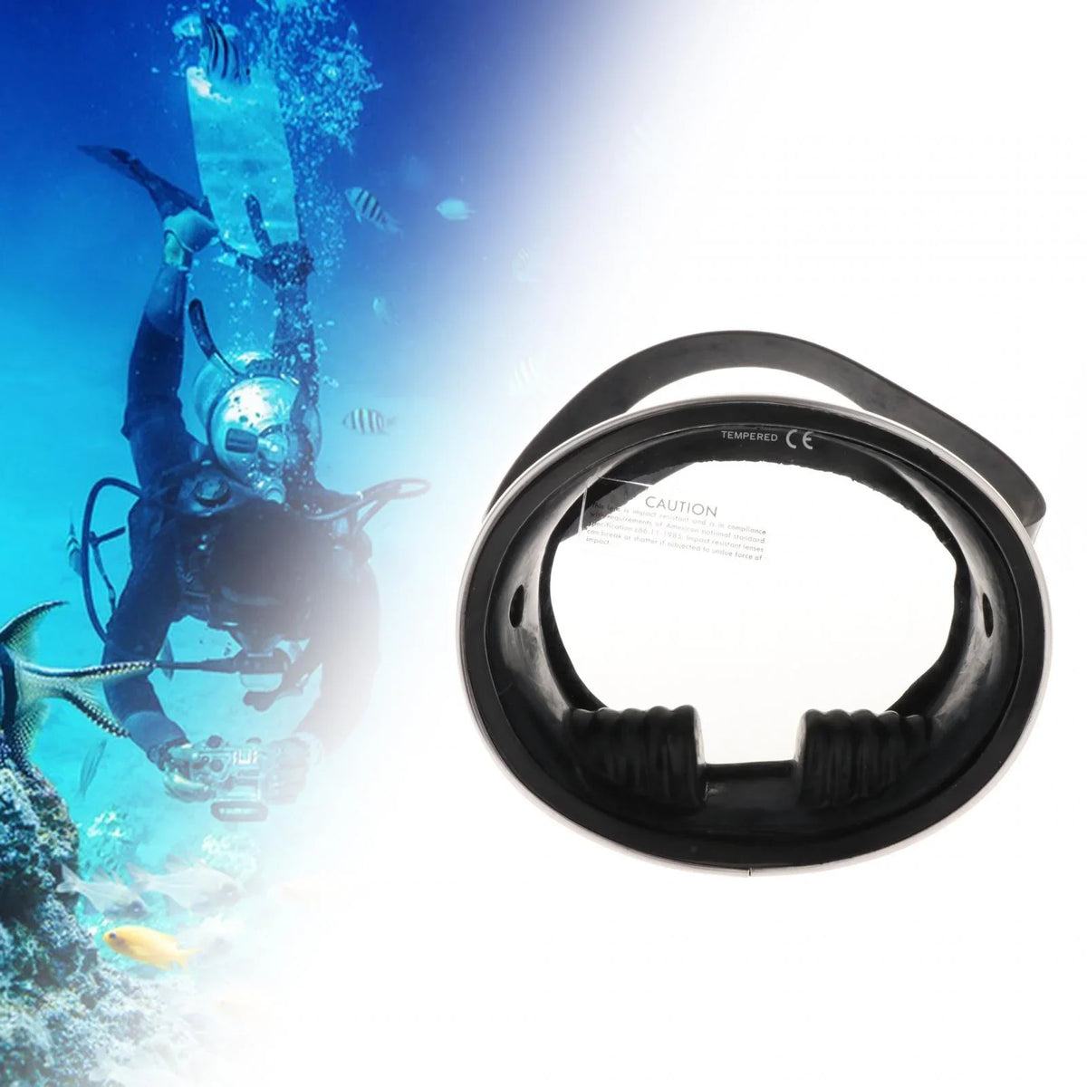 Scuba Comfortable Diving Snorkeling Goggles Lightweight Goggles Snorkel Baoblaze