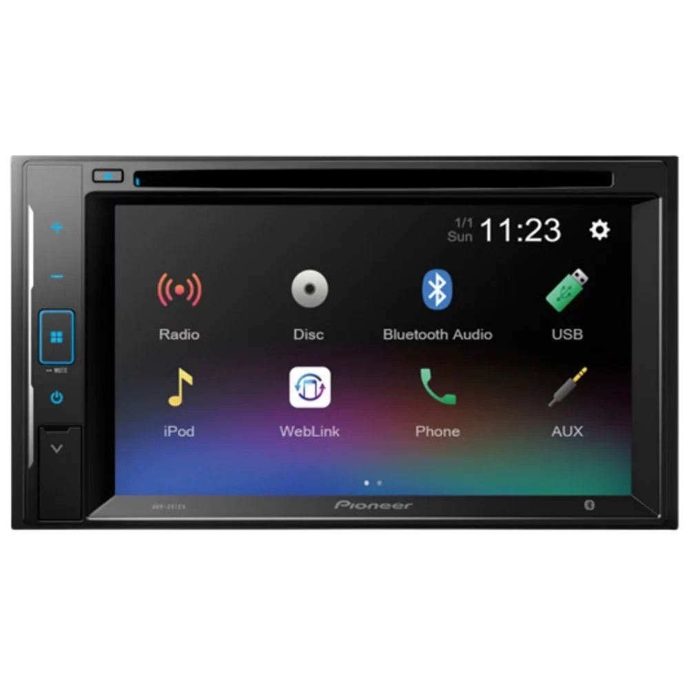with Pioneer Kit Din Frontier Camera, Multimedia Backup Double Car / Dash - Bundle 2008-2015 Installation Bluetooth Nissan DVD Mounting Stereo for Touchscreen, Kit KIT2589 and