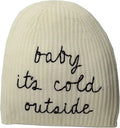 Cold New York Cream/Black Baby Spade Outside It's Kate Beanie