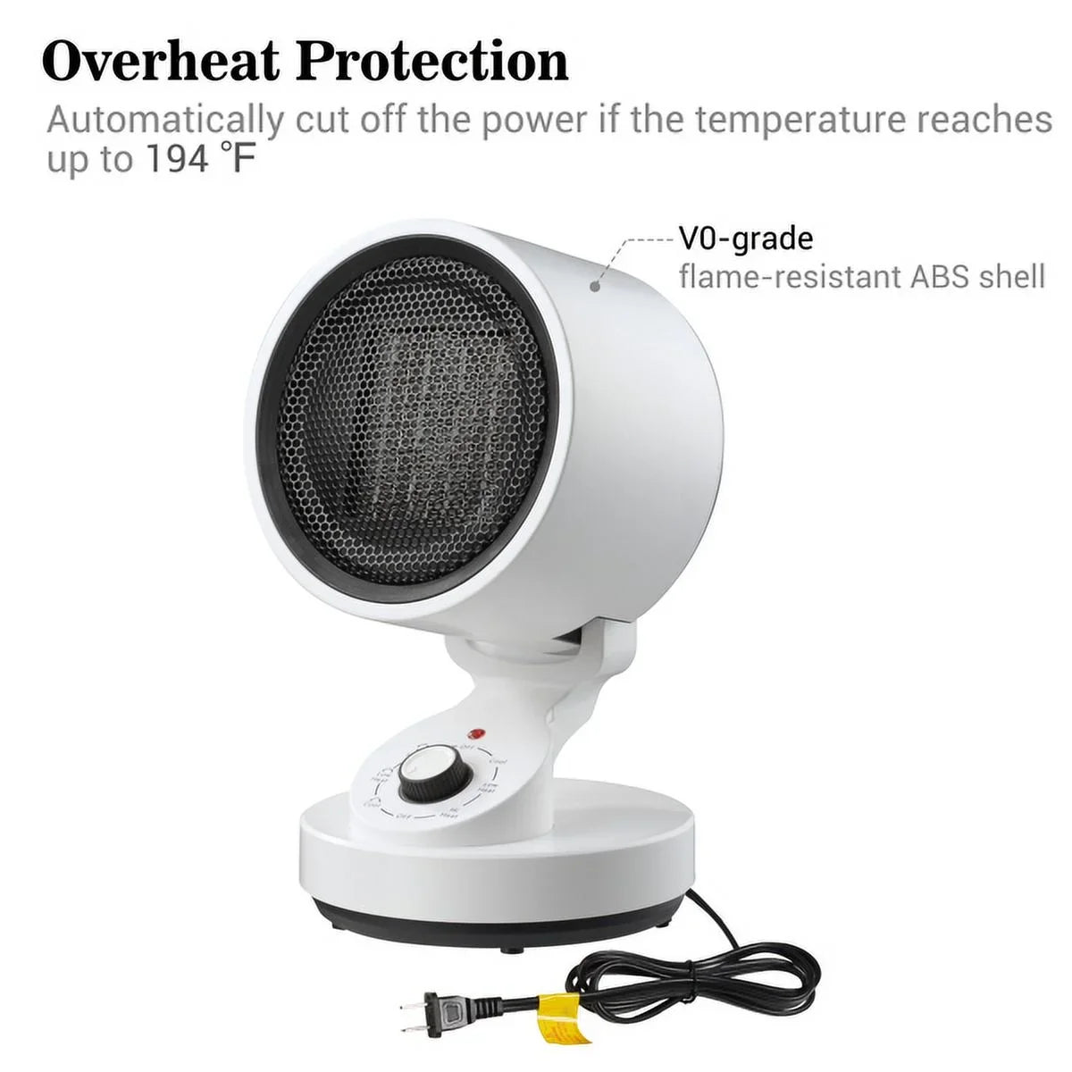 Heat Quick , Cool Warm (10W) Machine Cool Heat High (900W), Fan, Electric Fan,with Mode modes for Heater Heat Home, (1500W), Office Up 2-In-1 3 Space including Low Space & Cooling and