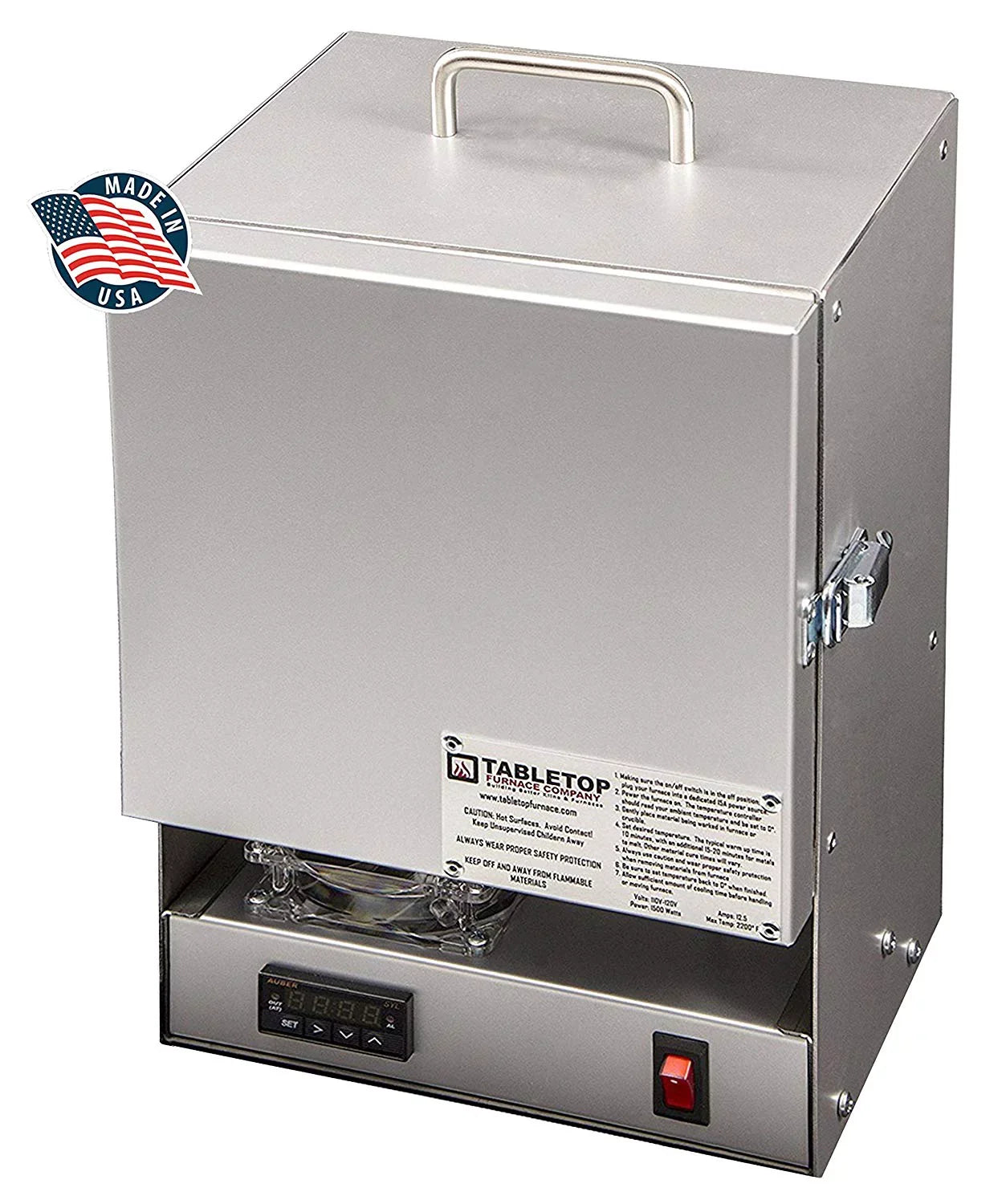 Steel - RapidFire Enameling Jewelry Clay Company Furnace Tabletop Metal Pro-L Kiln Furnace Electric Stainless Firing FUR-0056 Making Ceramic