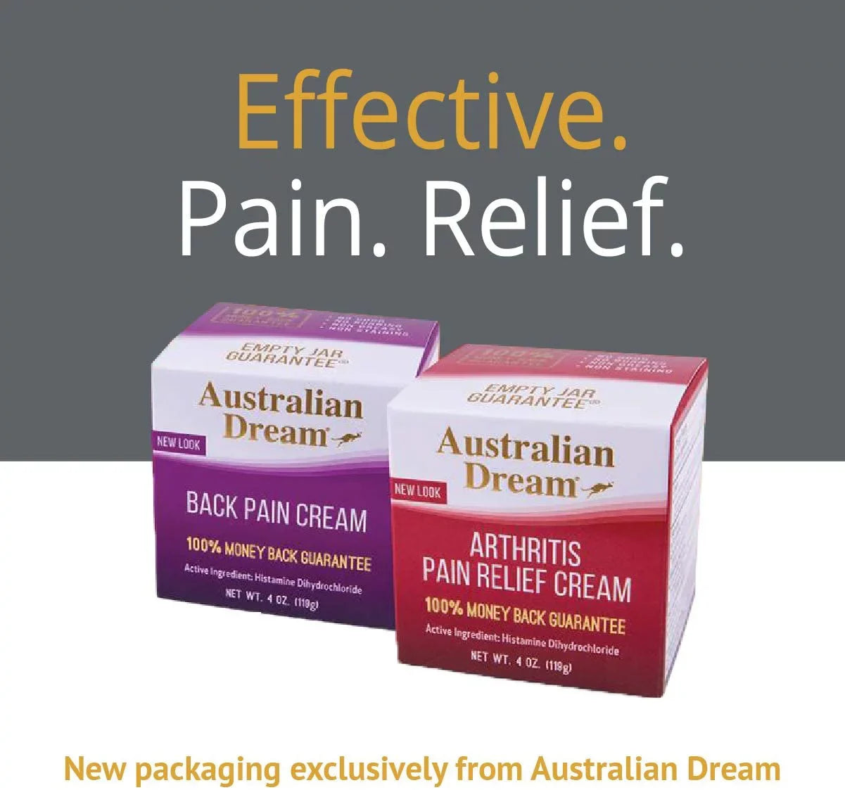 Pain Relief oz (119g) 4 Dream Arthritis Australian Cream,