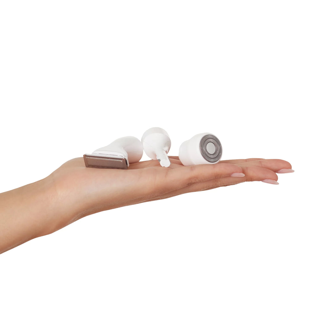 System, Total Electric Heads, Female 3 Shaver PALMPERFECT Resistant, Water Interchangeable Grooming
