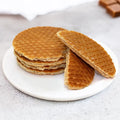 Pack) Waffle Wrapped - Individually Toasted Cookies Syrup Butter Stroop Cookies Stroopwafel With (40 Caramel Coffeecakes Caramel By - - Waffles Dutch