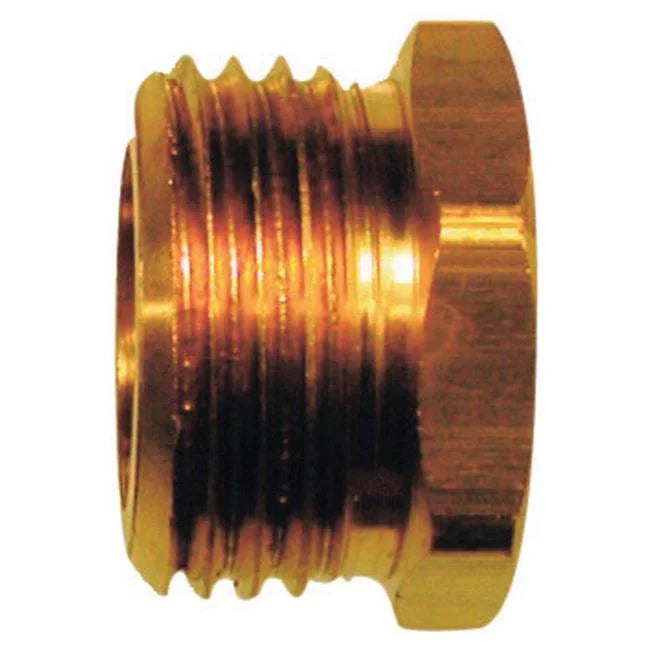 5 Plus 0.5 4016816 - in. Gold Home Brass Pack of Hose Adapter, x 0.75