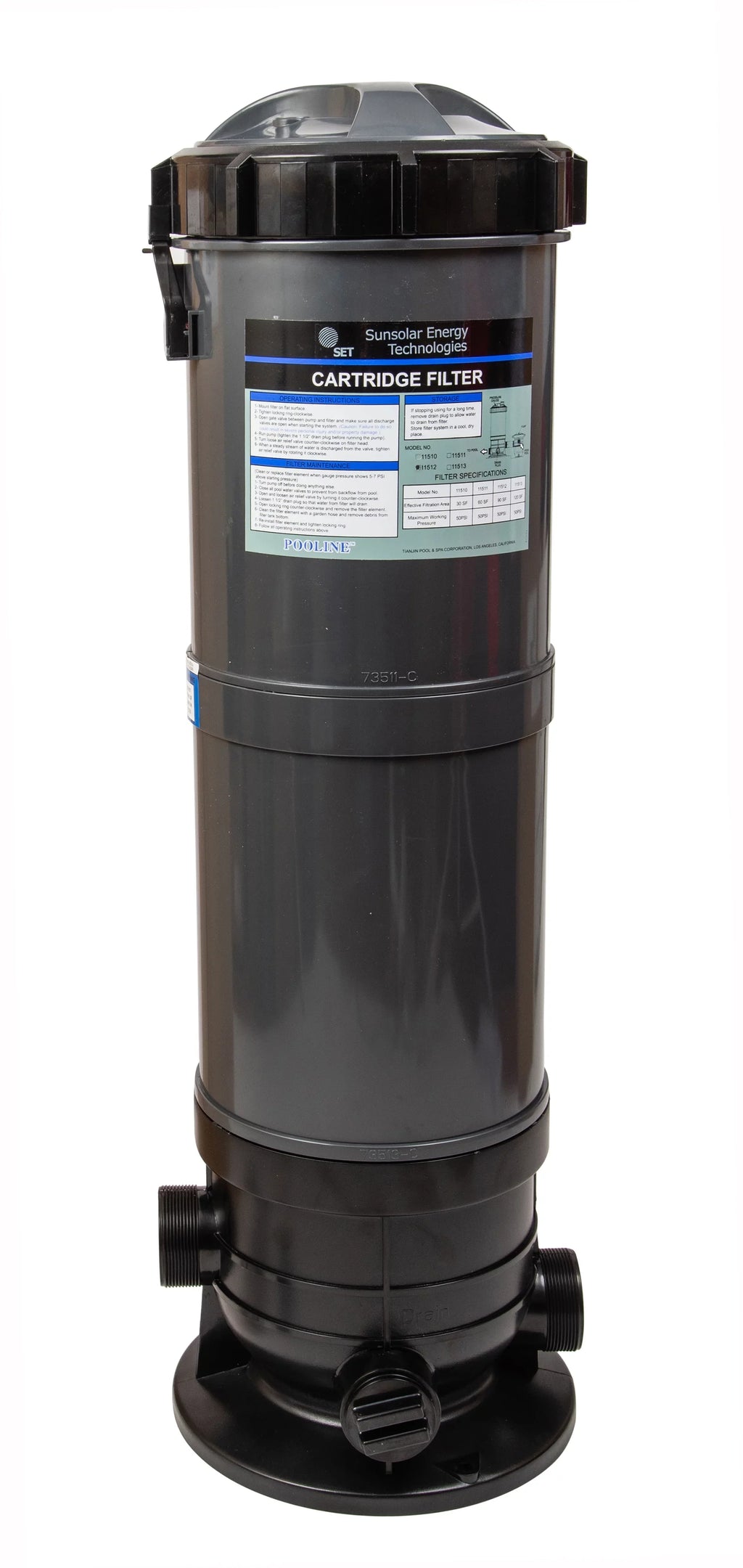 90SF Cartridge for System Gauge Pressure Filter Swimming with Pools
