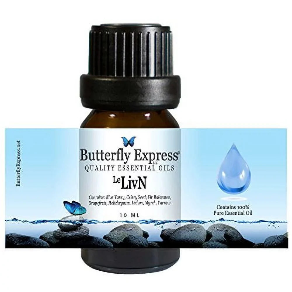 '- Pure Blend by Butterfly Express 10ml LivN Essential 100% Oil - Le