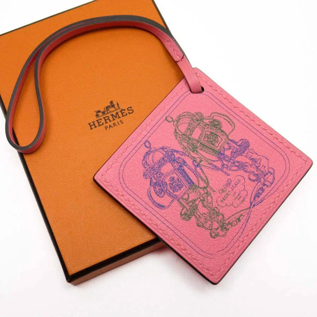 HERMES Hermes Roseete Charm Swift New) Carenano Vaud (Like Pre-Owned