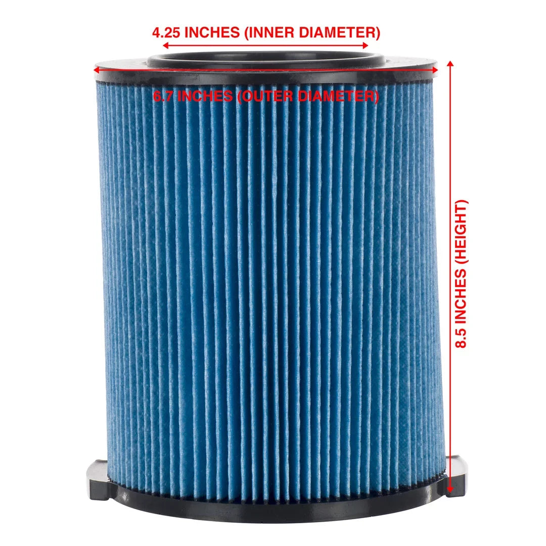 72952 Wet Filter Replacement VF5000, 3-Layer Washable Compatible 2 Gallon with Fine Pack 5-20 Cartridge & & RIDGID Dry Reusable Dust Part Vacuums,