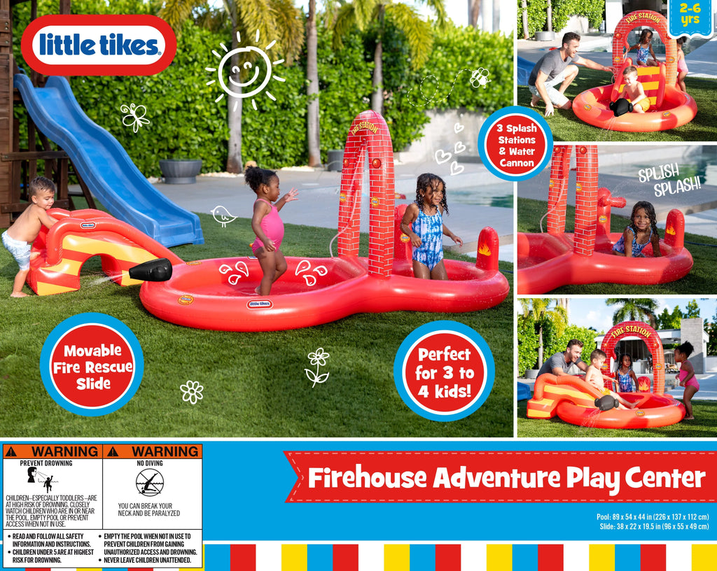Play House Fire Adventure Tikes Inflatable Little Center