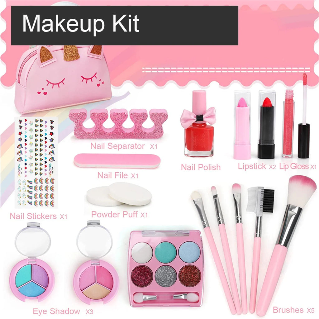 Girl for Bag Makeup Unicorn and Kids - Makeup Kit Makeup
