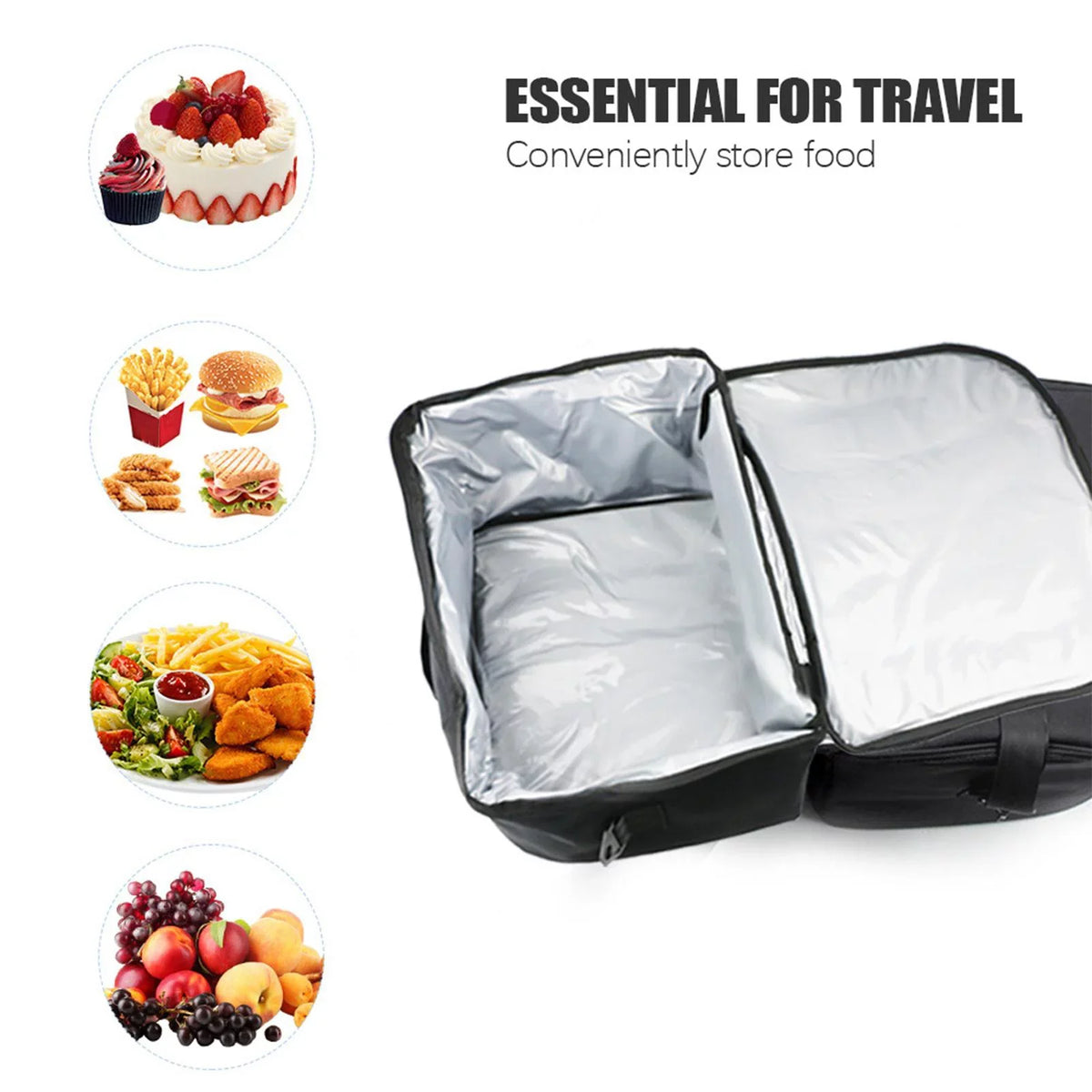Trunk Box Car for/ Storage 23.62inchx20.87inch Bag Accessories Front