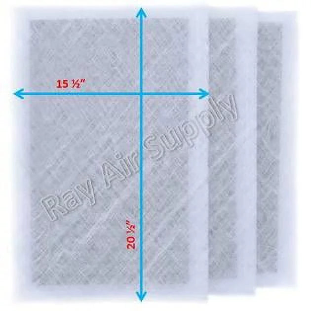 Pack) Refills Guard 17x23 with Pads RAYAIR Replacement Compatible 17x23 Filter WHITE (3 Cleaner Air MicroPower SUPPLY