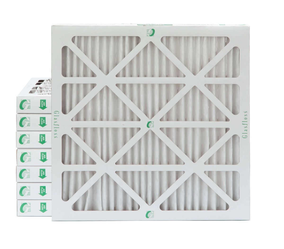 Size: MERV Exact 8 Pack 23-3/8 Furnace Glasfloss x ) 24x24x2 x Industries. 1-3/4 23-3/8 Filters AC Air by ( Pleated 10