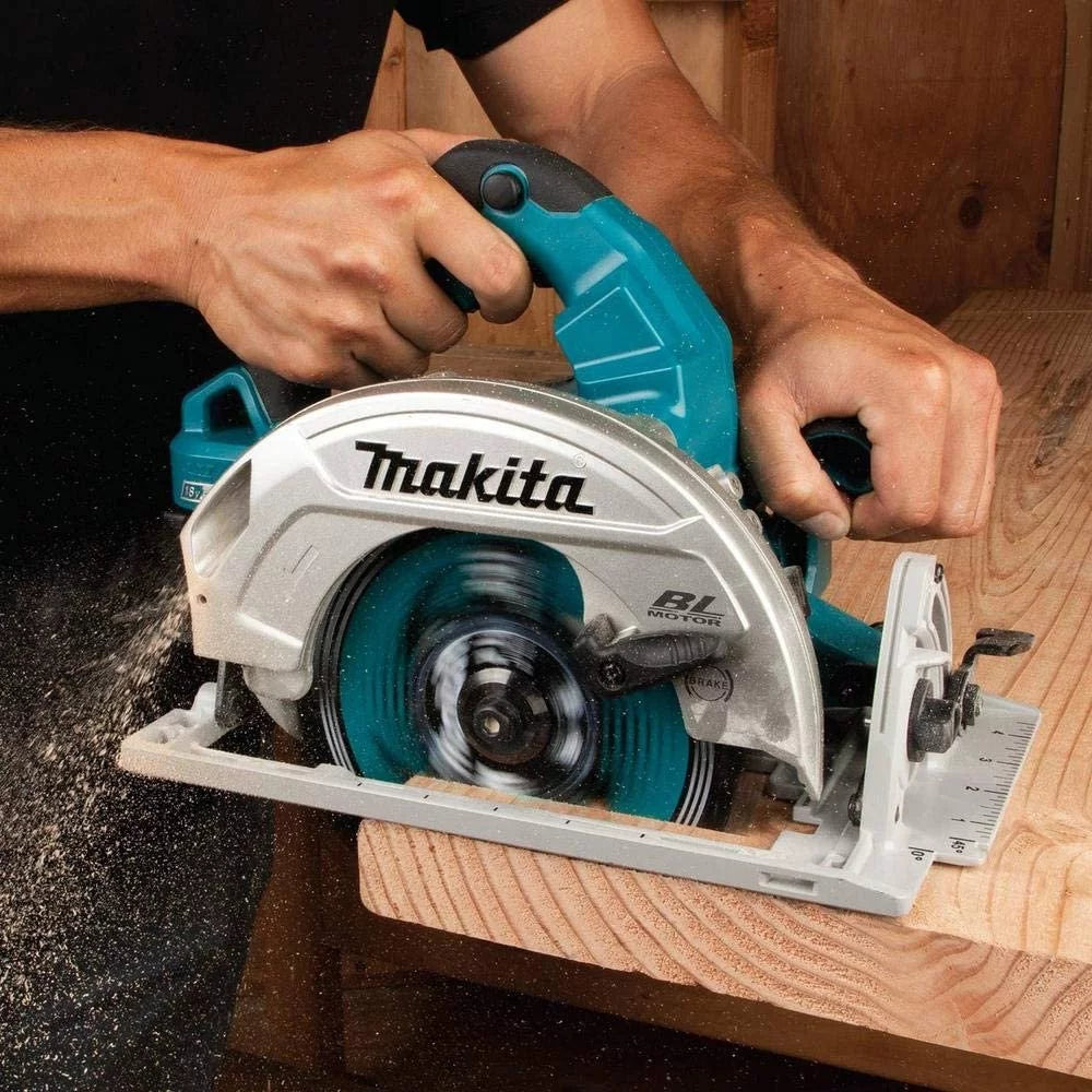 Kit X2 LXT Brushless Lithium-Ion XSH06PT 7-1/4 Circular 36V Cordless 18V Makita 5.0Ah Saw