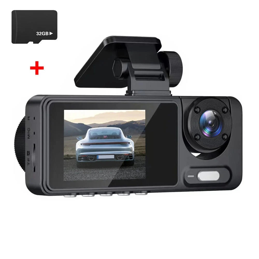 Camera Front & Recorder Car Cam Dash Camcorder Vision Night DVR Inside HD 1080P