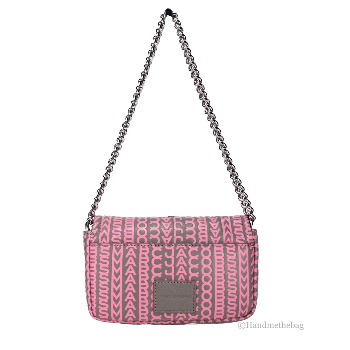 Shoulder Marc Monogram Crossbody Jacobs Pink Bag Neon J Marc Mini The Leather
