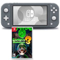 (Gray) Lite Luigi's with 3 Mansion Bundle Switch Nintendo