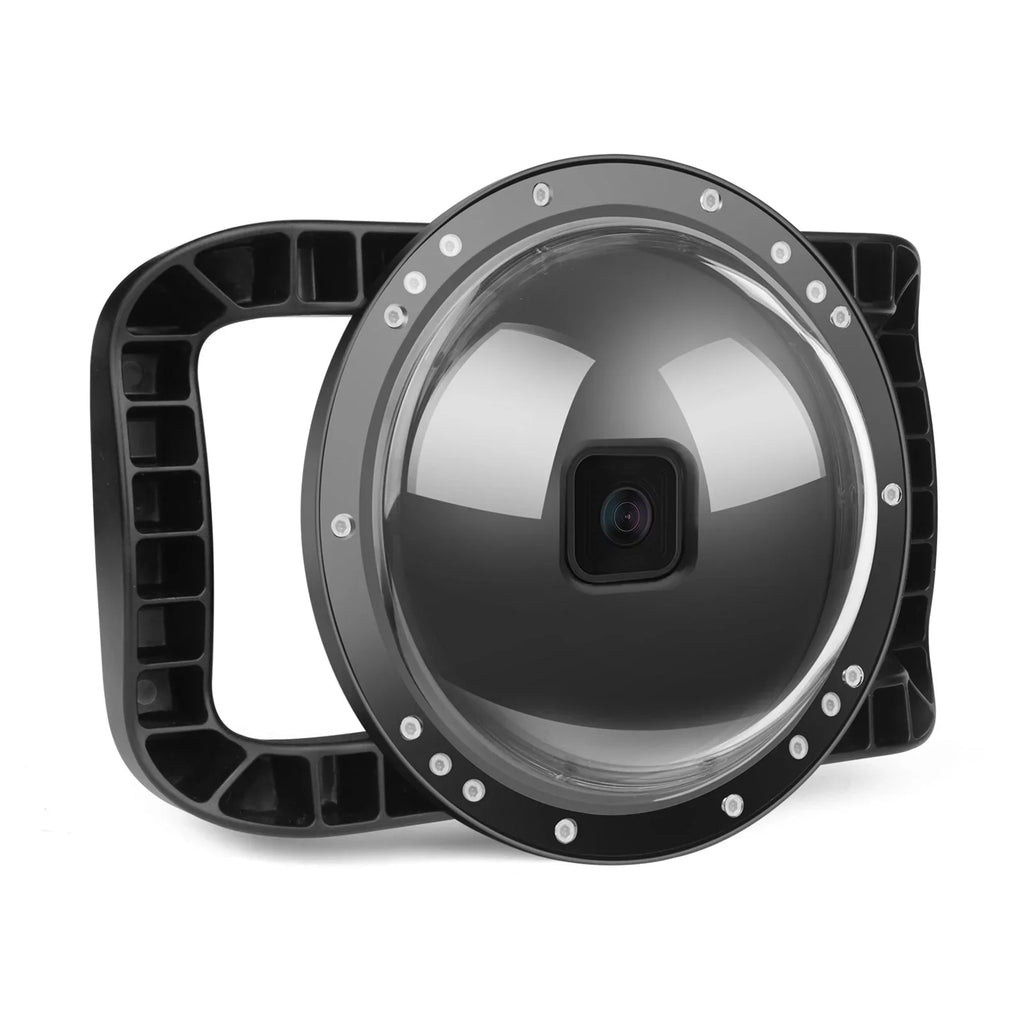 Port Wide Dual Black XTGP559, SHOOT and 45m 180° 9 Handle, Waterproof for Dome Waterproof, Case 10 Angle
