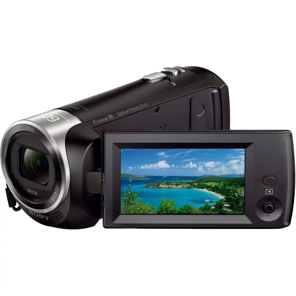 and HDMI More Recording Micro SD Video HD Cable Charger Card Battery with HDRCX405 Sony High Memory Spare Camcorder Bundle Handycam Speed