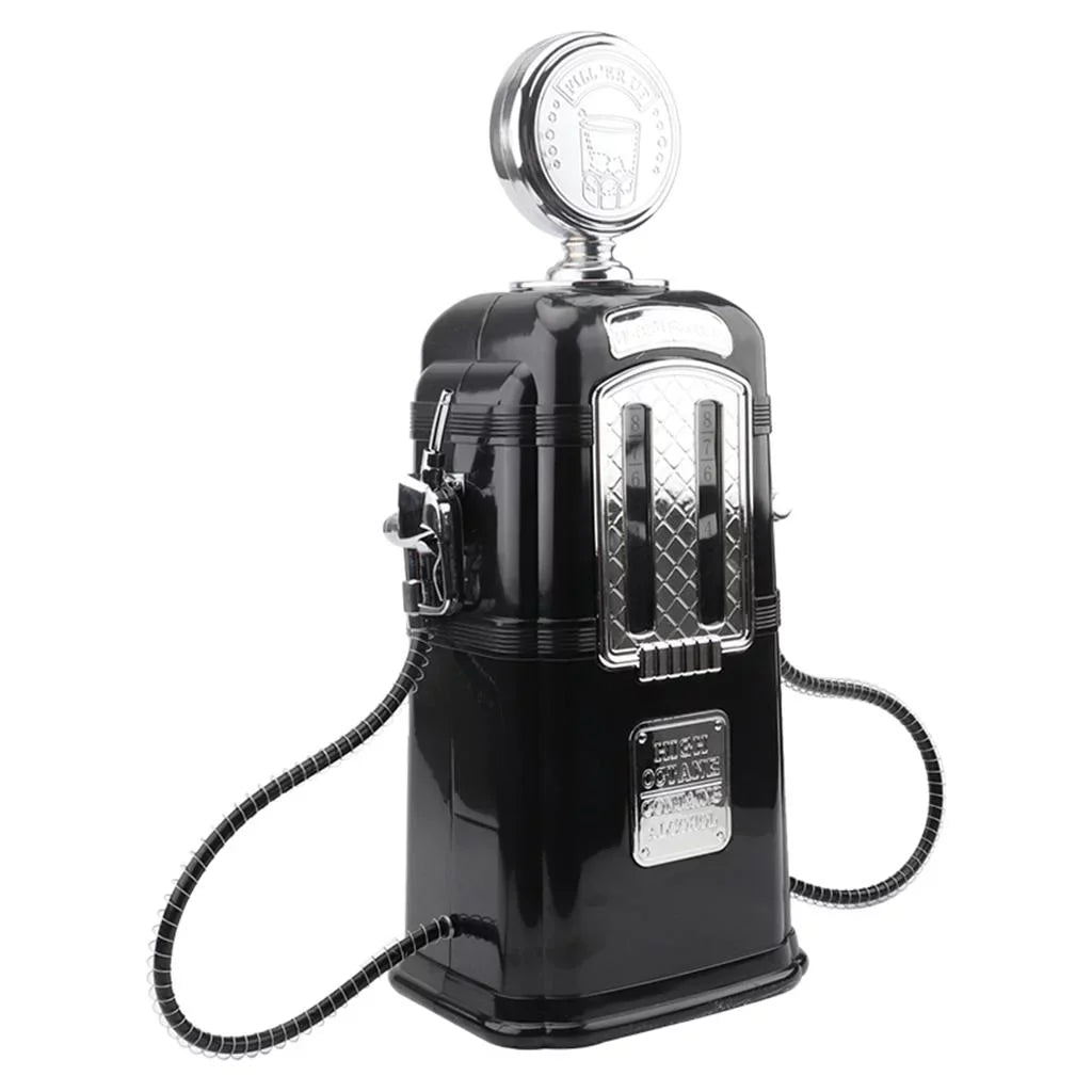 Dual Beverage Gas Station Gas Vodka Dispenser Pump Dispenser Black