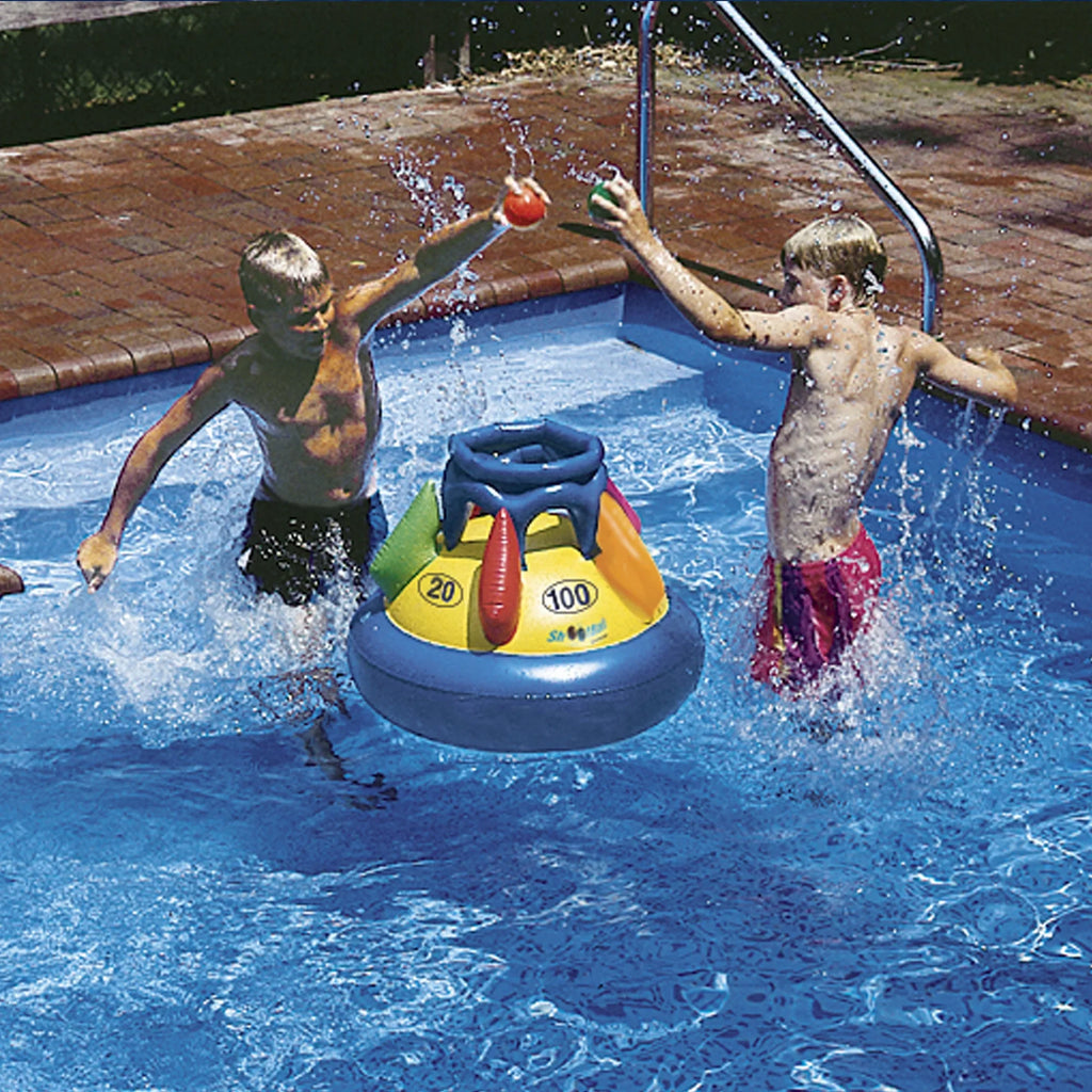 Multi-Port Pool Game Inflatable Shootball Swim Central