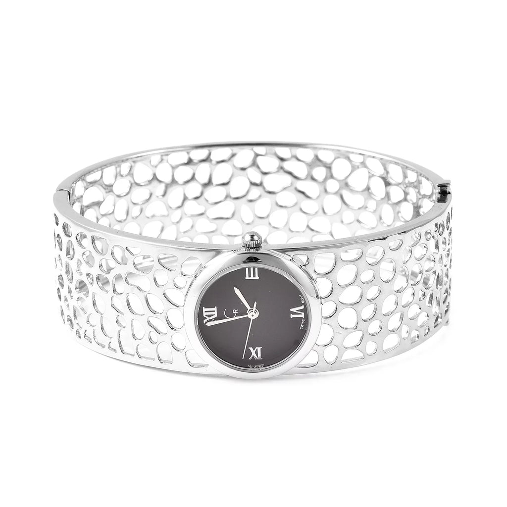Galley Back Swiss Rachel Bracelet Movement Bangle 7.5 Watch Silver in