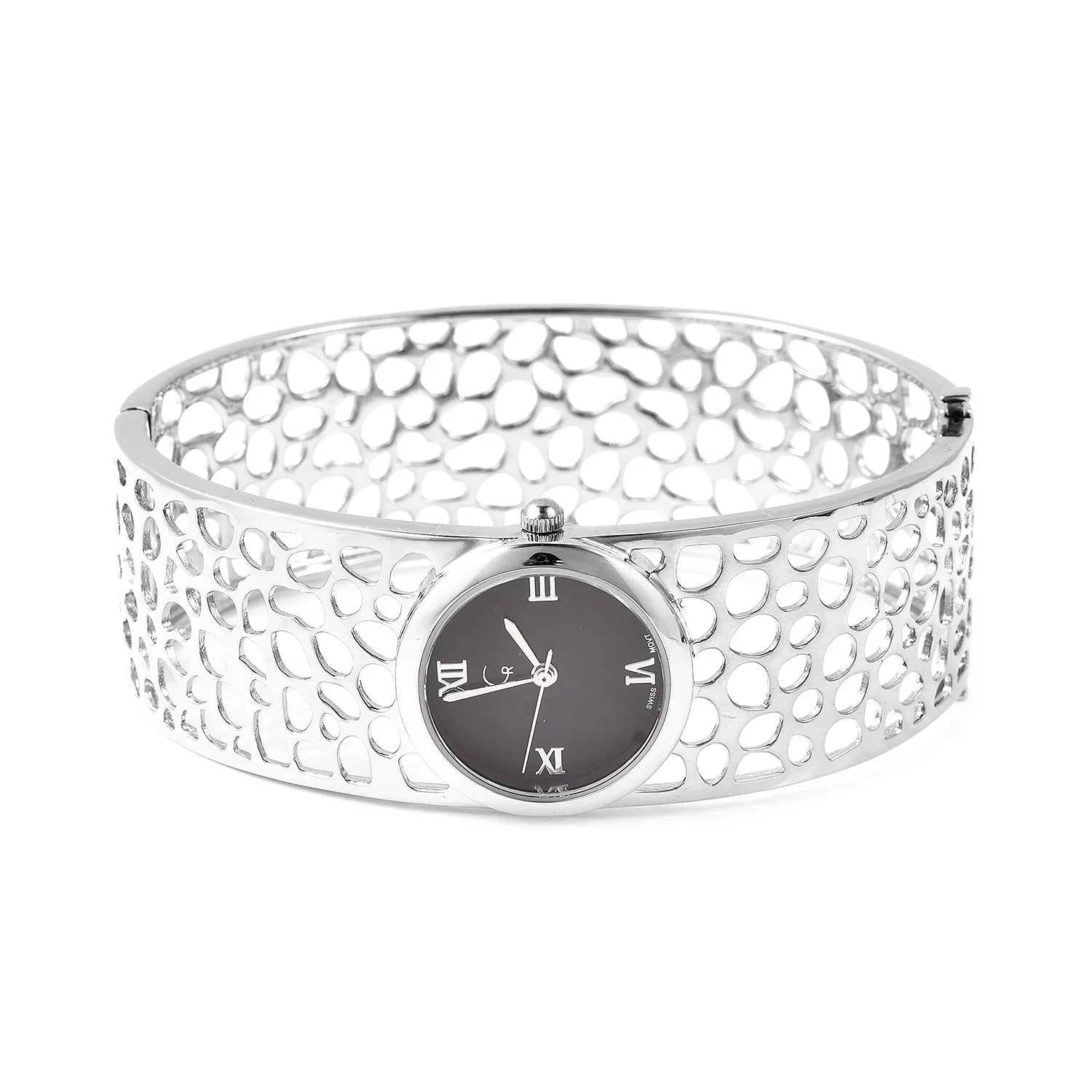 Galley Back Swiss Rachel Bracelet Movement Bangle 7.5 Watch Silver in