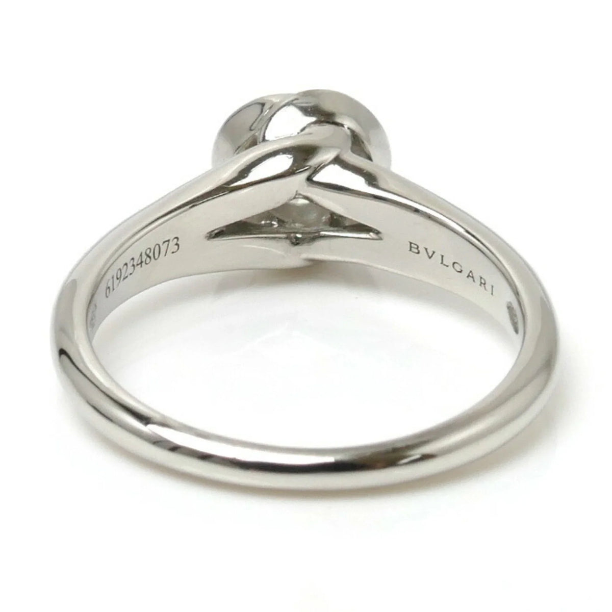 Incontro Ring (Good) Pt950 Pre-Owned 0.46ct BVLGARI 5.1g Ladies Platinum Bvlgari D'Amore Diamond