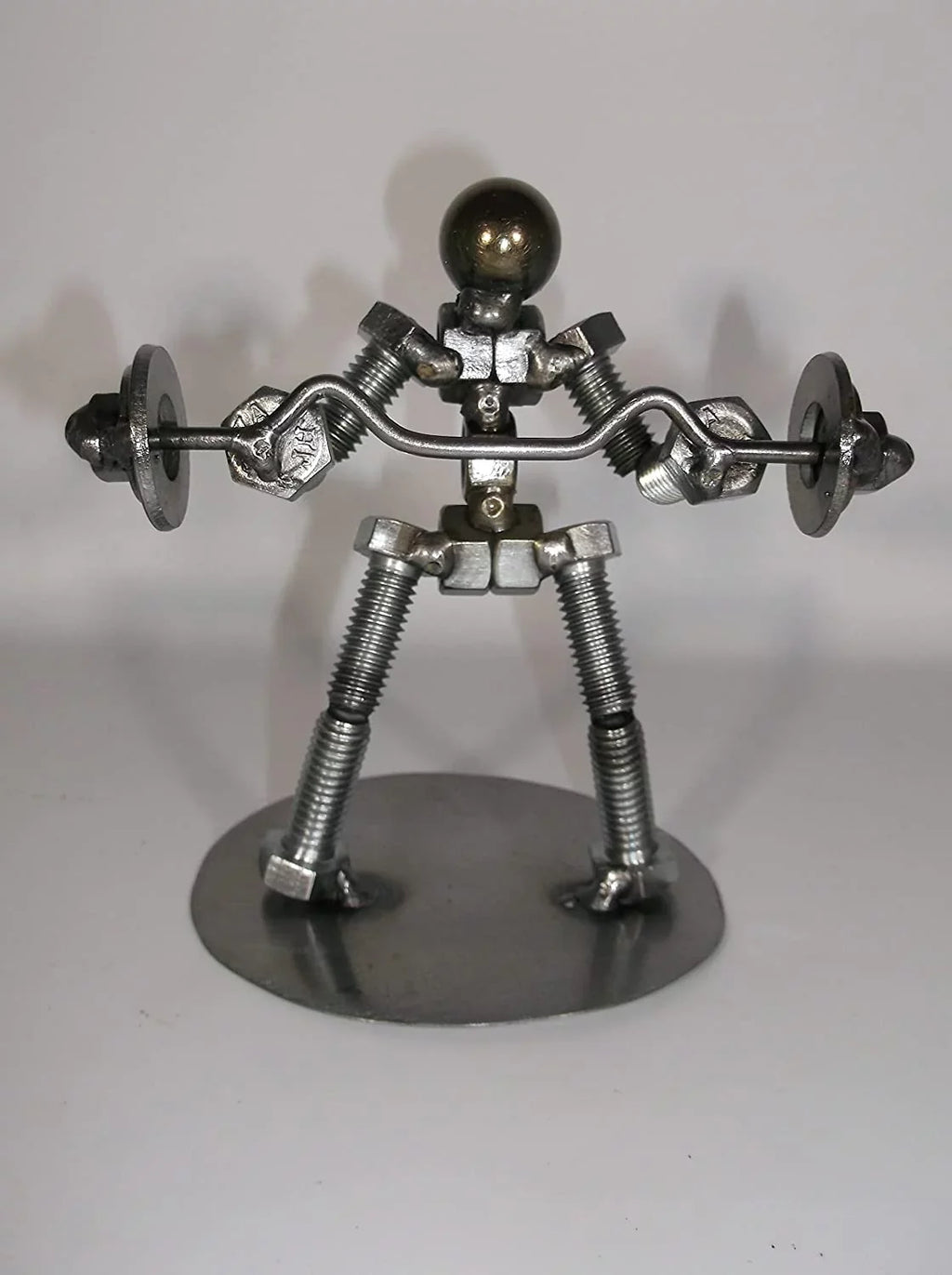 Lifter url Preacher Metal Bolt Weight Figurine, C bar curl
