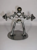 Lifter url Preacher Metal Bolt Weight Figurine, C bar curl