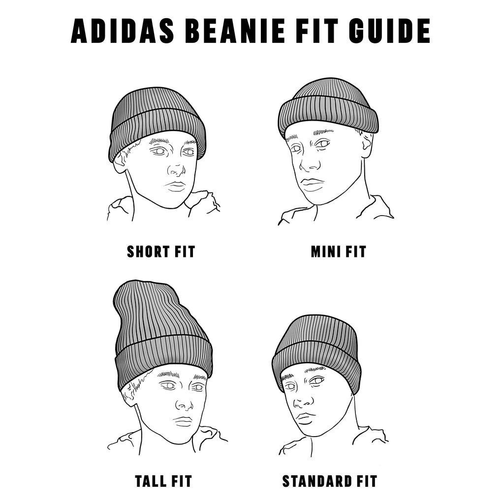 adidas One Fold F21, Men's Amplifier Carbon-Grey Twist/Black/White Size Beanie,