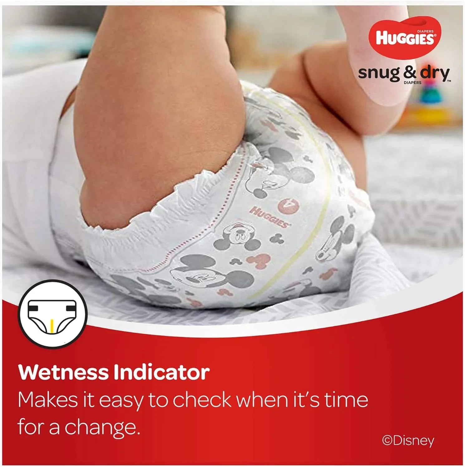 6 Count Size 54 Snug Big Baby Count) and (54 Pack, Diapers HUGGIES Dry