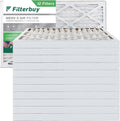 8 Filters AC Filterbuy Furnace 15x30x2 HVAC Pleated MERV (12-Pack) Air