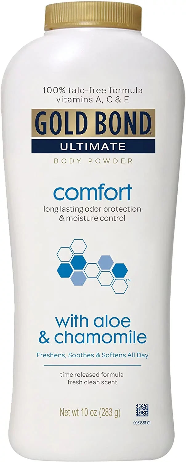 oz Ultimate Comfort Bond Body Talc-Free Pack Powder 3 10 Gold Aloe