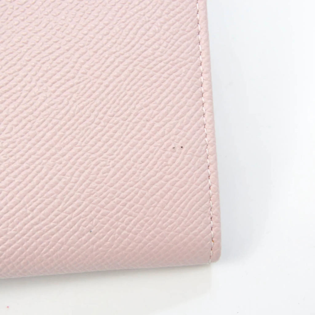 (bi-fold) Pre-Owned Bvlgari 30415 Long Pink Leather Bvlgari Wallet Women's Bvlgari (Good)