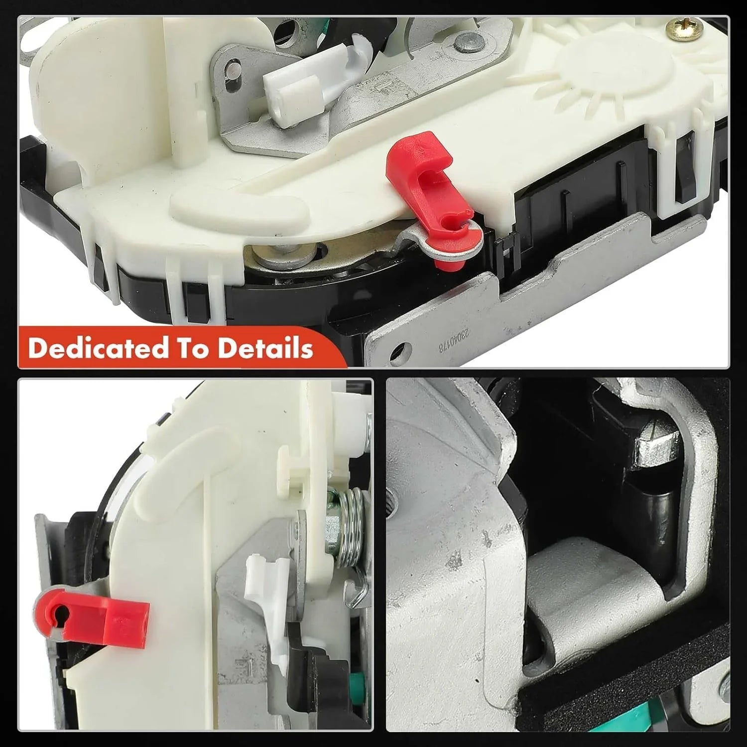 Driver Rear Side Wrangler Door Jeep with Lock Compatible Wrangler JK 2007-2017 Actuator A-Premium 2018