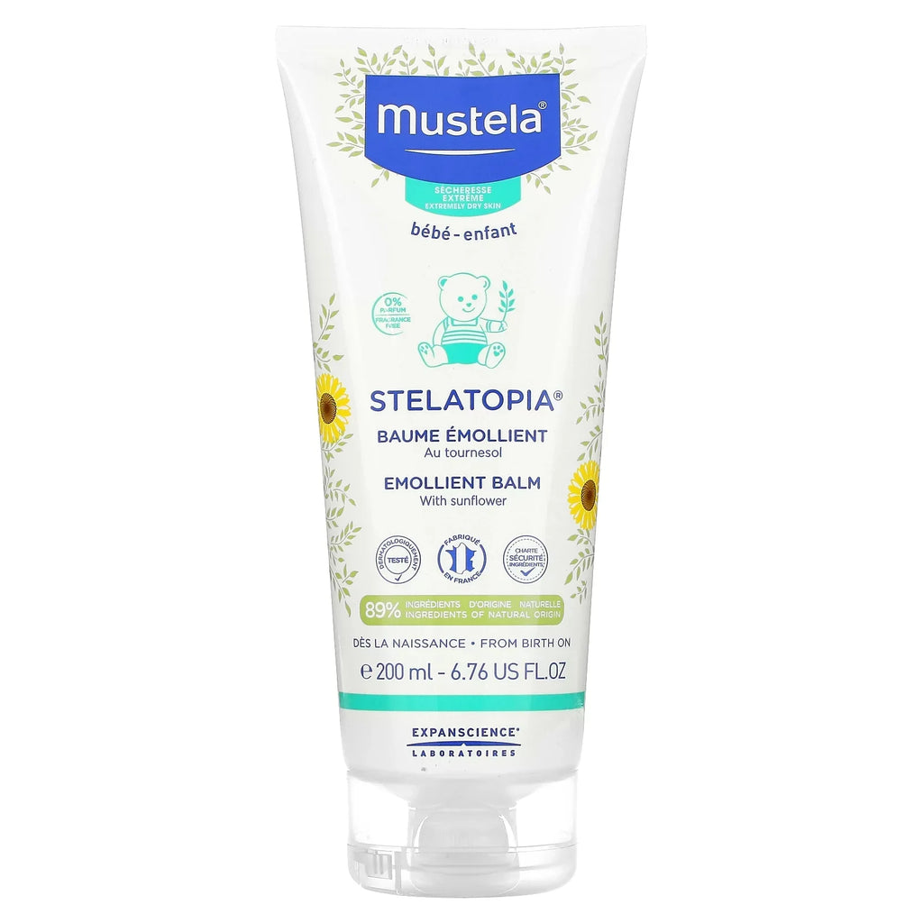 Balm (200 oz Mustela, Stelatopia, Sunflower, 6.76 Emollient fl with ml)