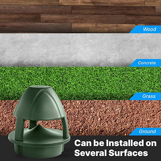 Pyle Olive Outdoor Speaker 6.5 Waterproof Inch Garden Green (Green) Passive speaker Passive