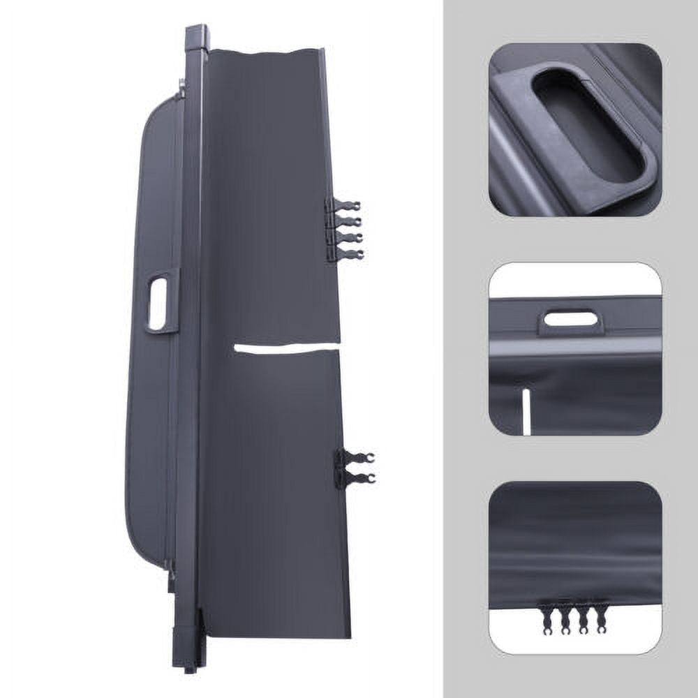 2019-2021 Cherokee For Shade Jeep Security Tonneau Cargo Cover Retractable Trunk