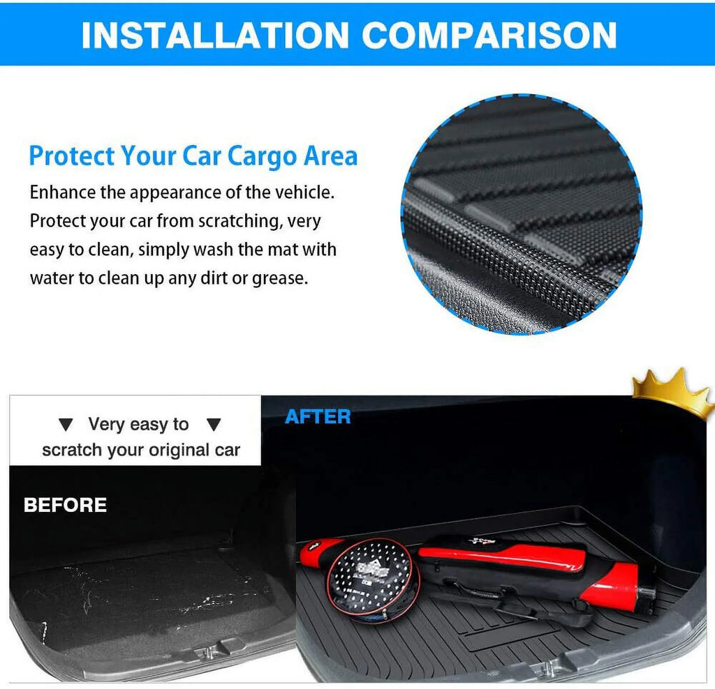 Easy 2011-2021 Jeep for Liner Cargo Grand Rear TPO Trunk to Cherokee Mats Clean