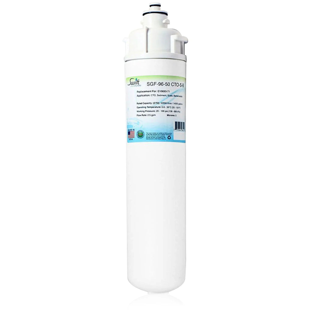 for Swift Made Water CTO-S-B Filter SGF-96-50 Filters 2) in EV9693-71, USA Compatible (Pack of Commercial Green