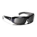 with View Frame Bali Sunglass Sharp Black Glossy Gray