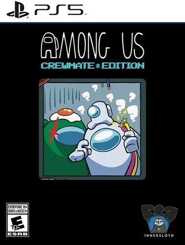 Among Playstation 5 Video Game] 5 Crewmate PlayStation [New Us: for Edition