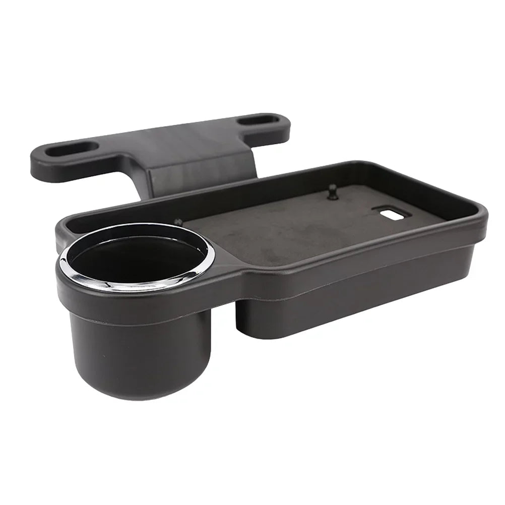 Mount Travel (Black) Food Cup Back Rear Stand Holder Tray Table Seat Car Folding Drink Universal Desk