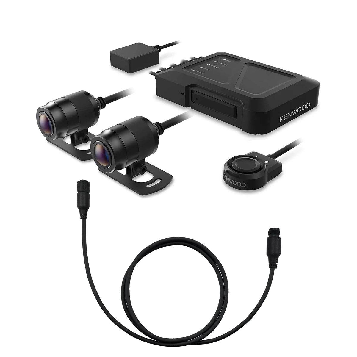 Cam (5m) with a GPS Kenwood Kenwood HD Extensional Motorsports STZ-RFCC500 Cable Dash Camera 16ft with Rear-View and STZ-RF200WD